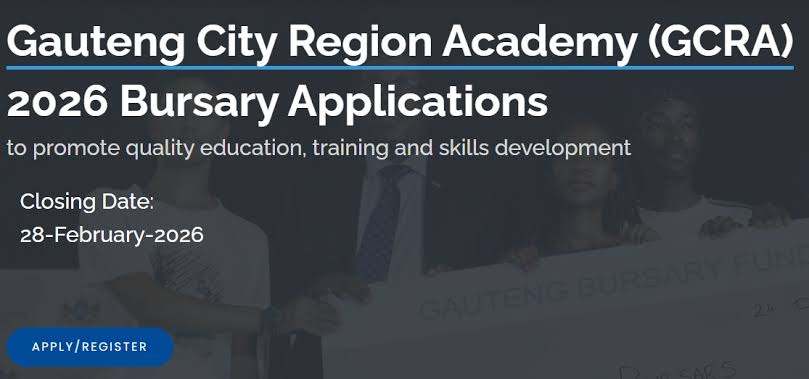 Gauteng City Region Academy (GCRA) Bursary