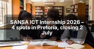 SANSA Information and Communication Technology (ICT) Interns X4 Internship Programme