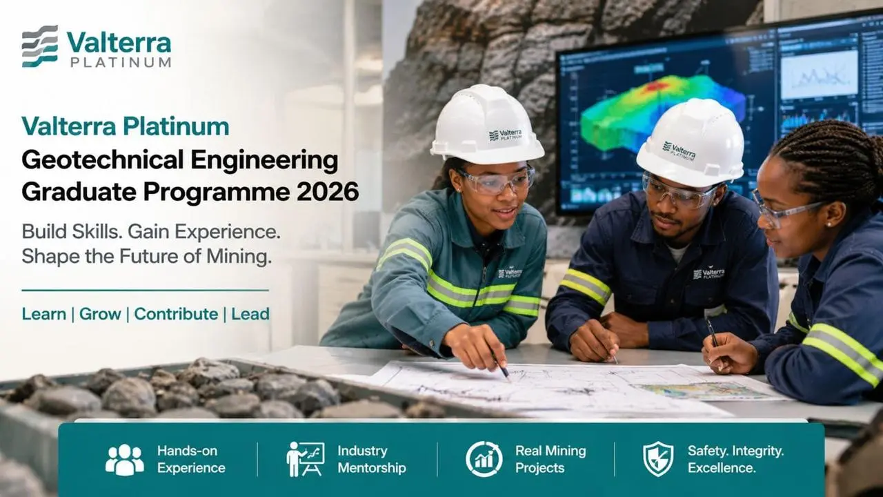 Valterra Platinum Graduate Programme 2026
