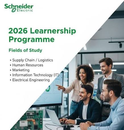 Schneider Electric 2026 Learnership Programme | Apply for Engineering, Finance, HR, IT and Project Management Opportunities